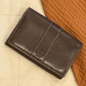 Brown Leather Coach Wallet